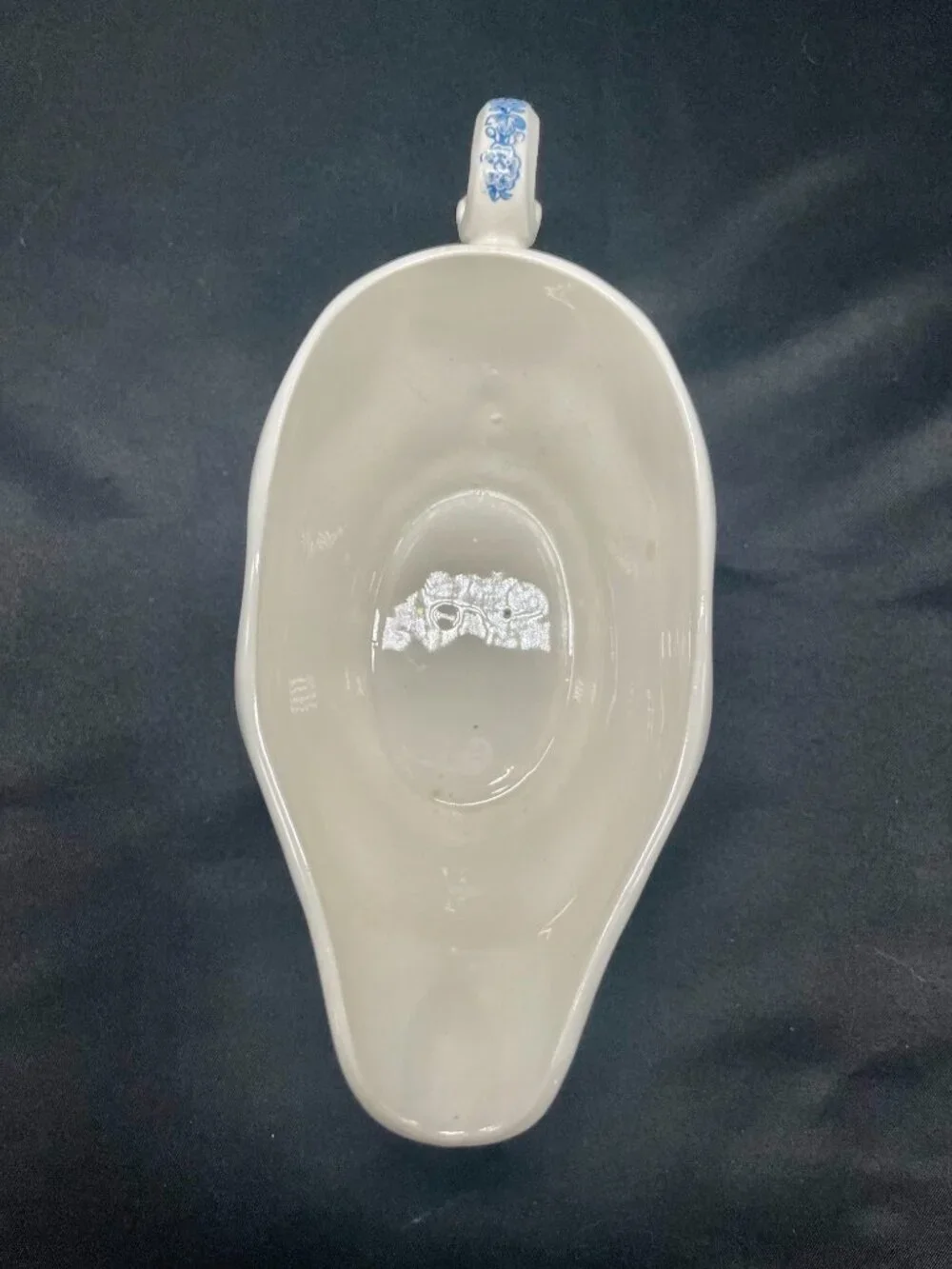 Vintage Ironstone Liberty Blue Pattern Gravy Boat by Staffordshire in England